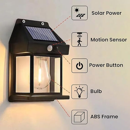 Solar Lamp Night Wireless Solar Light – Multicolor, Motion & Ambient Modes