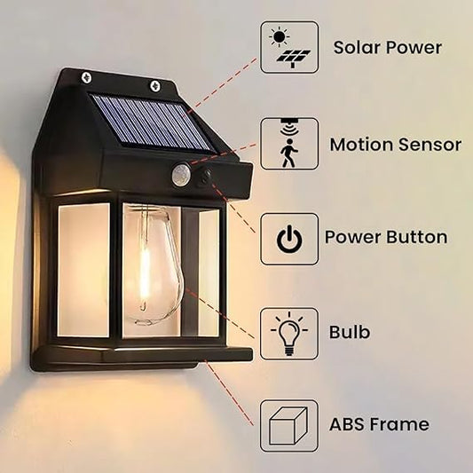 Solar Lamp Night Wireless Solar Light – Multicolor, Motion & Ambient Modes