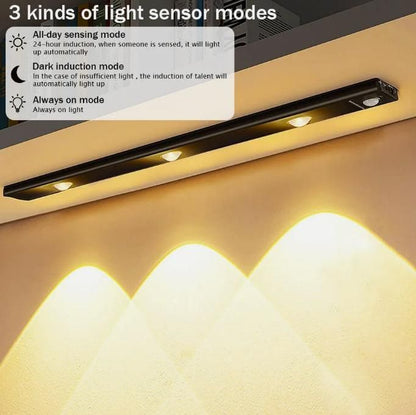 LED PIR Motion Sensor Cabinet Light – USB Rechargeable