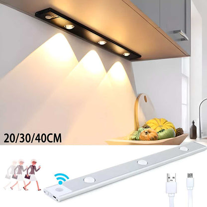 LED PIR Motion Sensor Cabinet Light – USB Rechargeable